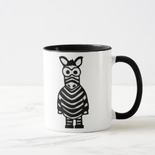 Mug Zèbre de bande dessinée