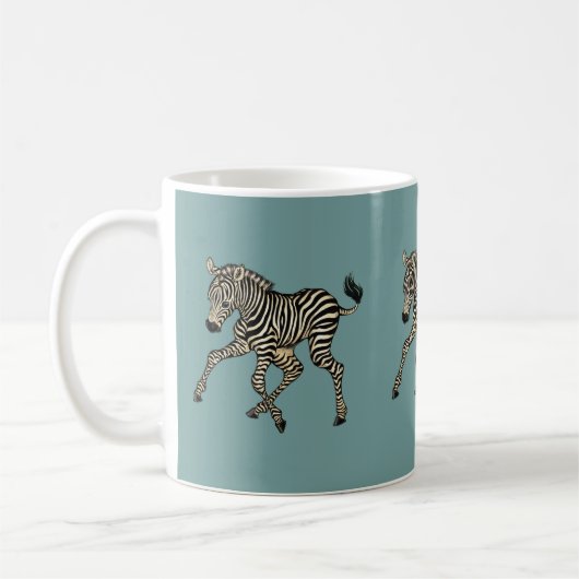 Mug zèbre de bébé (Gauche)