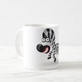 Mug Zèbre de bébé de bande dessinée (Devant gauche)