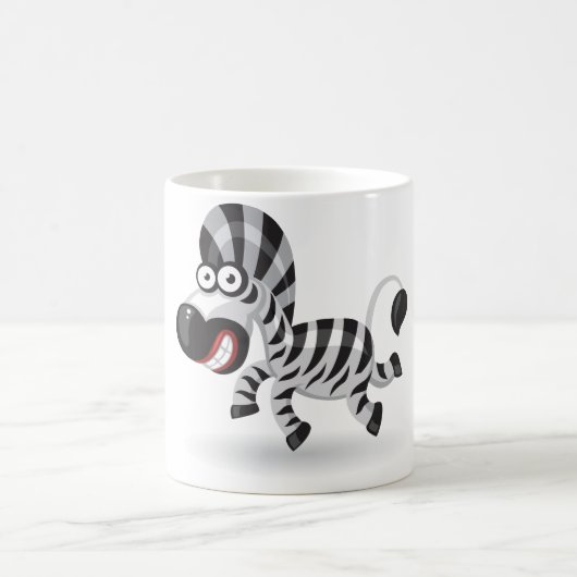 Mug Zèbre de bébé de bande dessinée (Centre)