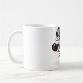Mug Zèbre de bébé de bande dessinée (Gauche)