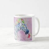 Mug Zèbre de rocker punk (Devant droit)