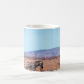 Mug Zèbre des plaines dans le parc national de Kruger, (Centre)
