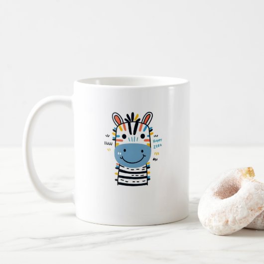 Mug Zèbre Heureux (Avec donut)