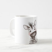 Mug Zèbre heureux sauvage (Devant gauche)