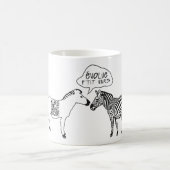 Mug zebre humour code barre qr evolution citation drol (Centre)