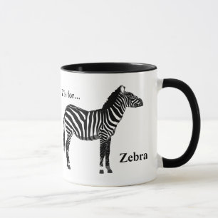 Mug Zèbre - Noir et Blanc