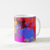 Mug Zèbre peint (Devant droit)