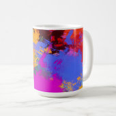 Mug Zèbre peint (Devant droit)