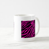 Mug zèbre rose (Devant droit)