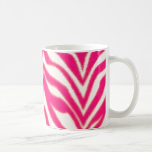 Mug Zèbre rose (Droite)