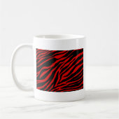 Mug zèbre rouge (Gauche)
