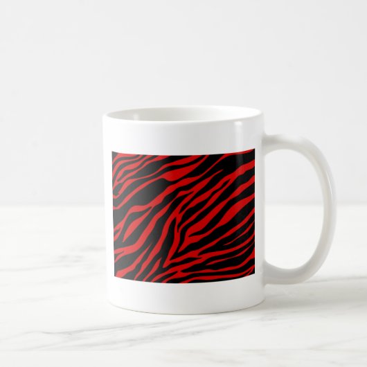Mug zèbre rouge (Droite)