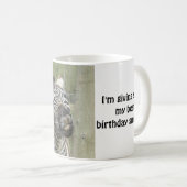 Mug Zèbre souriant drôle (Devant droit)