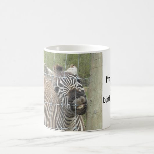 Mug Zèbre souriant drôle (Centre)