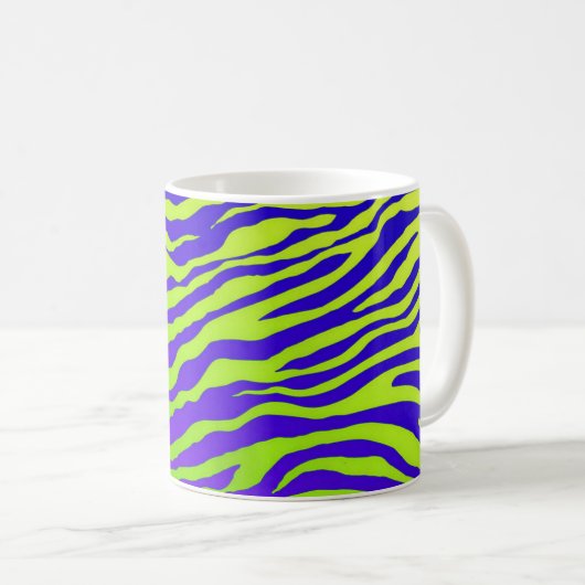 Mug Zèbre vert (Devant droit)