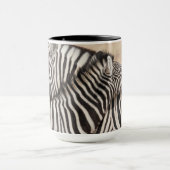 Mug Zèbres de Burchell se faisant des grattements de c (Centre)