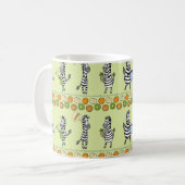 Mug Zèbres et fruits Motif sans couture (Devant gauche)