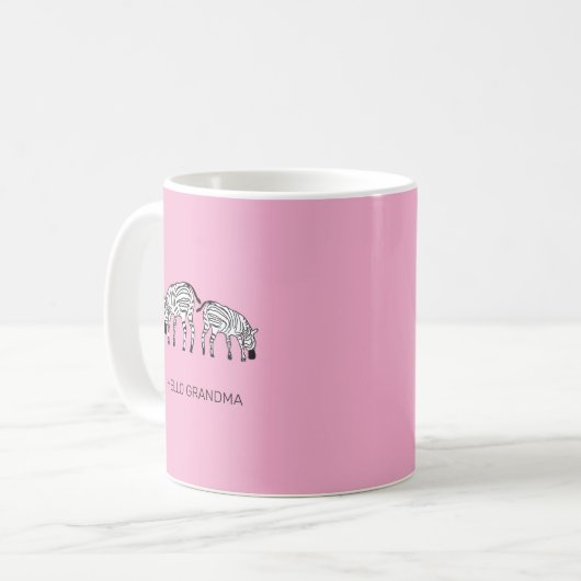 Mug Zèbres kényans mignons (Devant gauche)