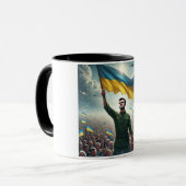 Mug Zelenskyy rassemble le peuple d'Ukraine (Devant gauche)