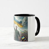 Mug Zelenskyy rassemble le peuple d'Ukraine (Devant droit)
