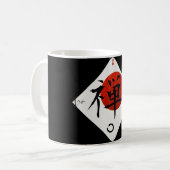 Mug Zen avec le cercle #1 d'Ensō (Devant gauche)