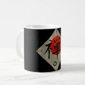 Mug Zen avec le cercle #2 d'Ensō (Devant gauche)