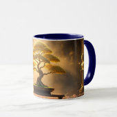 MUG ZEN BOUDDHISME - ARBRE BONSAI - (Devant droit)