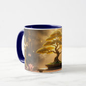 MUG ZEN BOUDDHISME - ARBRE BONSAI - (Devant gauche)