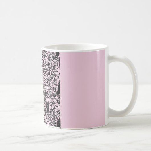 Mug Zen Buddhist Mudras Hand Gestures Graphic Cup (Droite)