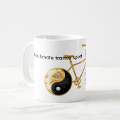 Mug Zen de Zings de vélo de Yin Yang Tao (Devant gauche)