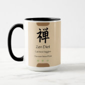 Mug Zen Diet Mangez Plus De Légumes Que BG (Gauche)