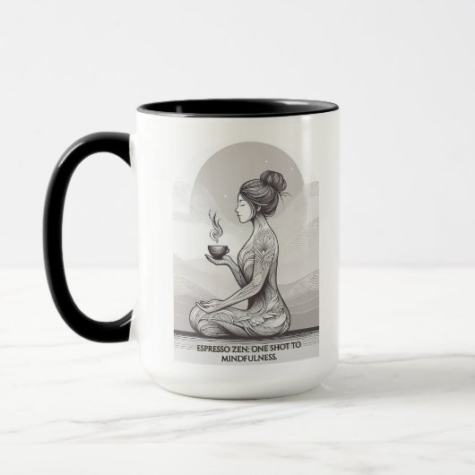 Mug Zen & Méditation Cadeau à thème pour femmes (Gauche)