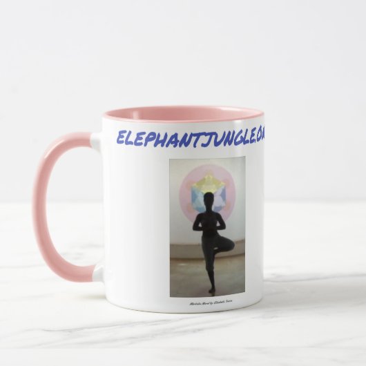 Mug Zen rose chiche (Gauche)