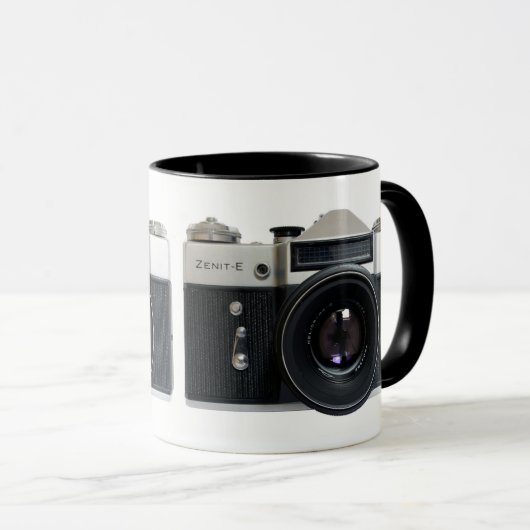 Mug Zénith E Caméra Vintage. (Devant droit)
