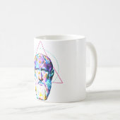 Mug Zeno de Citium Colorful Philosopher Portrait (Devant droit)