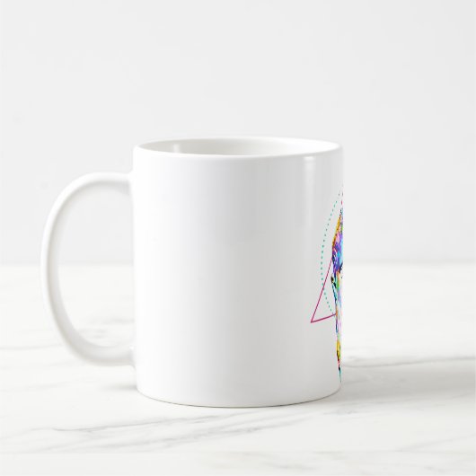 Mug Zeno de Citium Colorful Philosopher Portrait (Gauche)