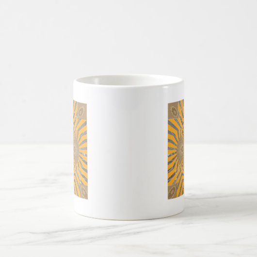 Mug Zephyr doré : Elégance en Jaune doré & Chrome (Centre)