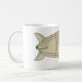 Mug Zeppelin Dirigeable Rétro Sci-Fi Blimp (Gauche)