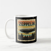 Mug Zeppelin Rétro Dirigible Aéronef Zepelin Zepplin (Gauche)