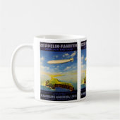 Mug Zeppelin Voyages ~ Survol de la mer et de la terre (Gauche)