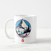 Mug Zermatt 4478 - Ski sur le Problemhorn (Gauche)