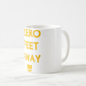 Mug Zéro 0 Pieds De Croisière Gay Drôle (Devant droit)