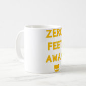 Mug Zéro 0 Pieds De Croisière Gay Drôle (Devant gauche)