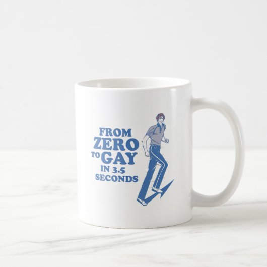 MUG ZÉRO À GAY EN 3 SECONDES (Droite)