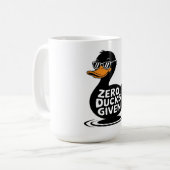 Mug Zéro Canards Donné - Drôle Cool Conception de Cana (Devant gauche)
