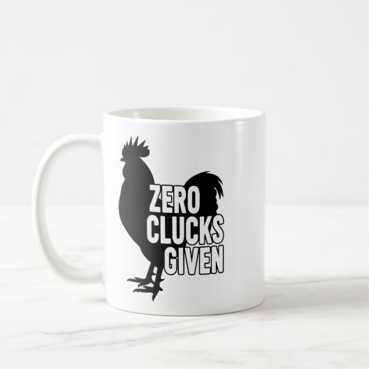 Mug Zéro caquet donné (Gauche)