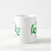 Mug Zéro chance donné Jour de la Saint Patrick Slogan (Centre)