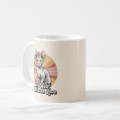 Mug Zéro Cheveux Amour Maximum Sphynx Rétro (Devant gauche)