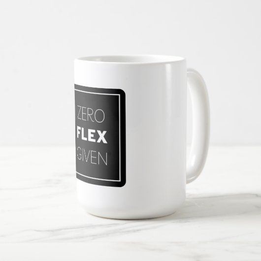Mug Zéro Flex Donné Conception De Devis Moderne (Devant droit)